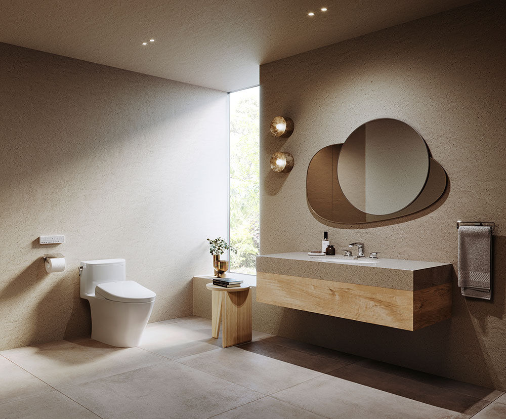 Washlet S7 featured in modern bathroom