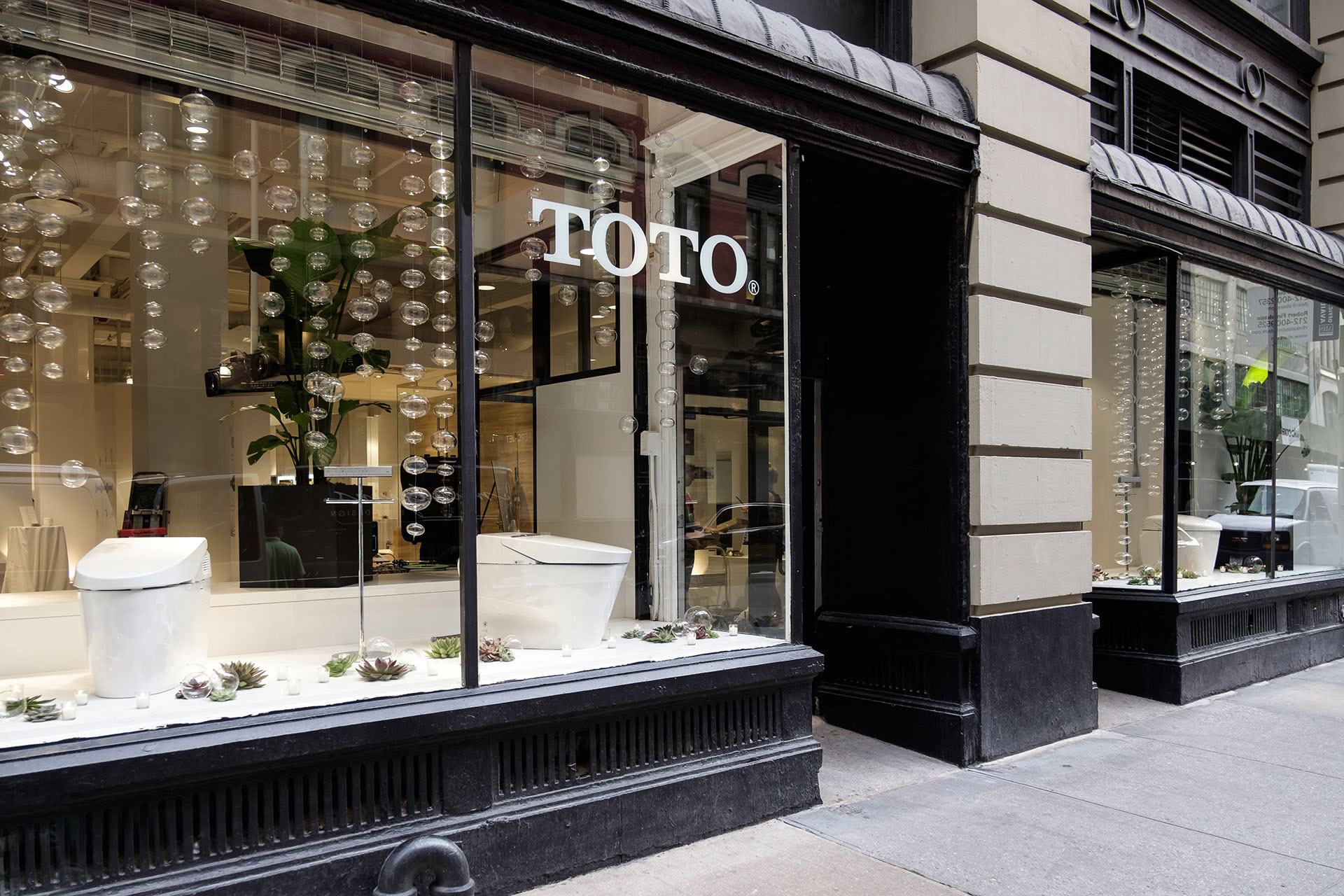 Outside view of the TOTO Gallery in New York, NY.