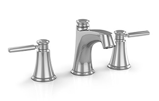 The Keane Widespread Faucet is an example of a three-hole faucet configuration