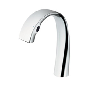 The ZN Automatic Hands-Free Faucet provides SoftFlow Technology