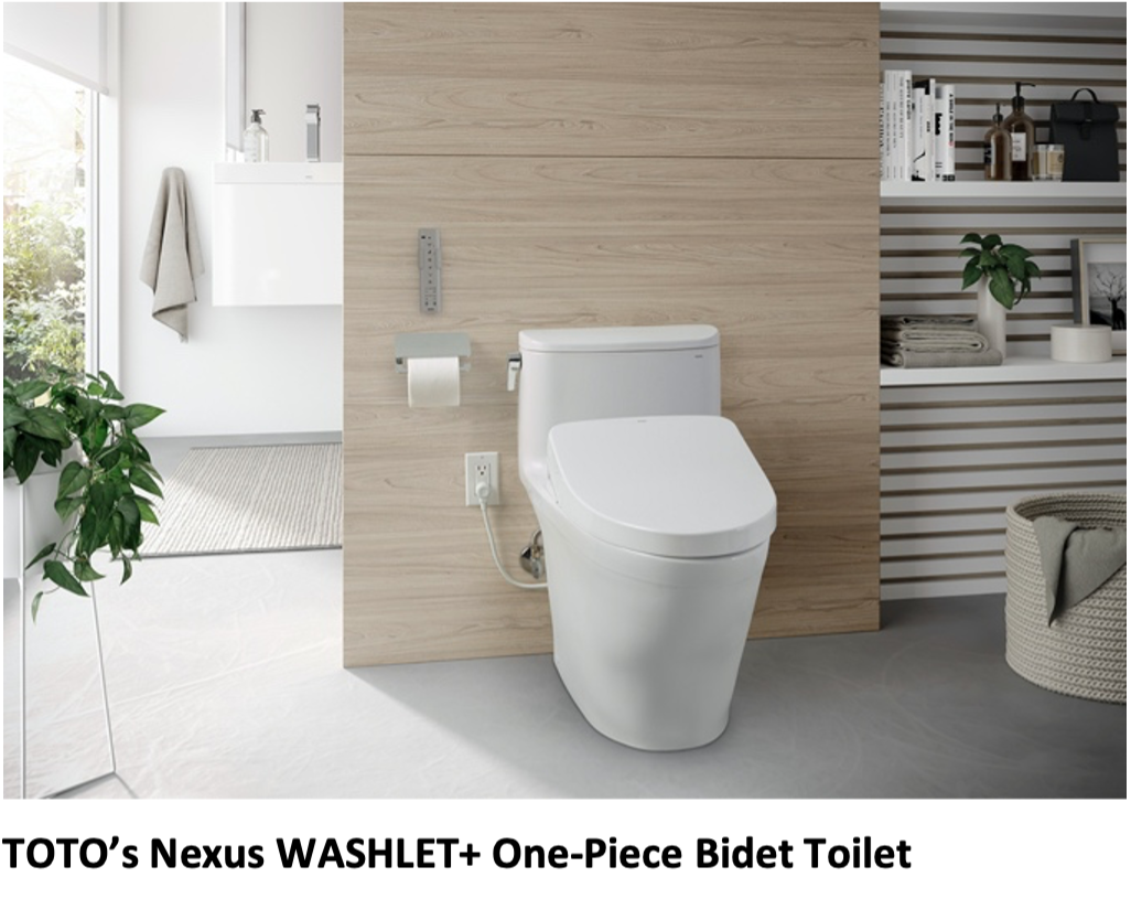 TOTO's Nexus WASHLET+ One-Piece Bidet Toilet
