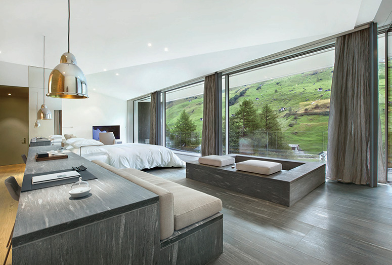 Photo of Hotel 7132 in Vals Switzerland..