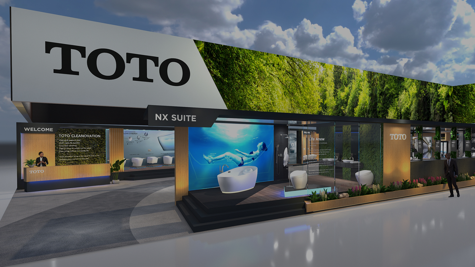 View of TOTO's Virtual Showroom